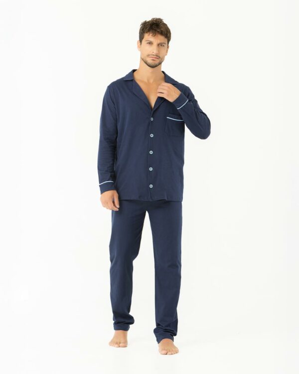 Muška pidžama sa reverima